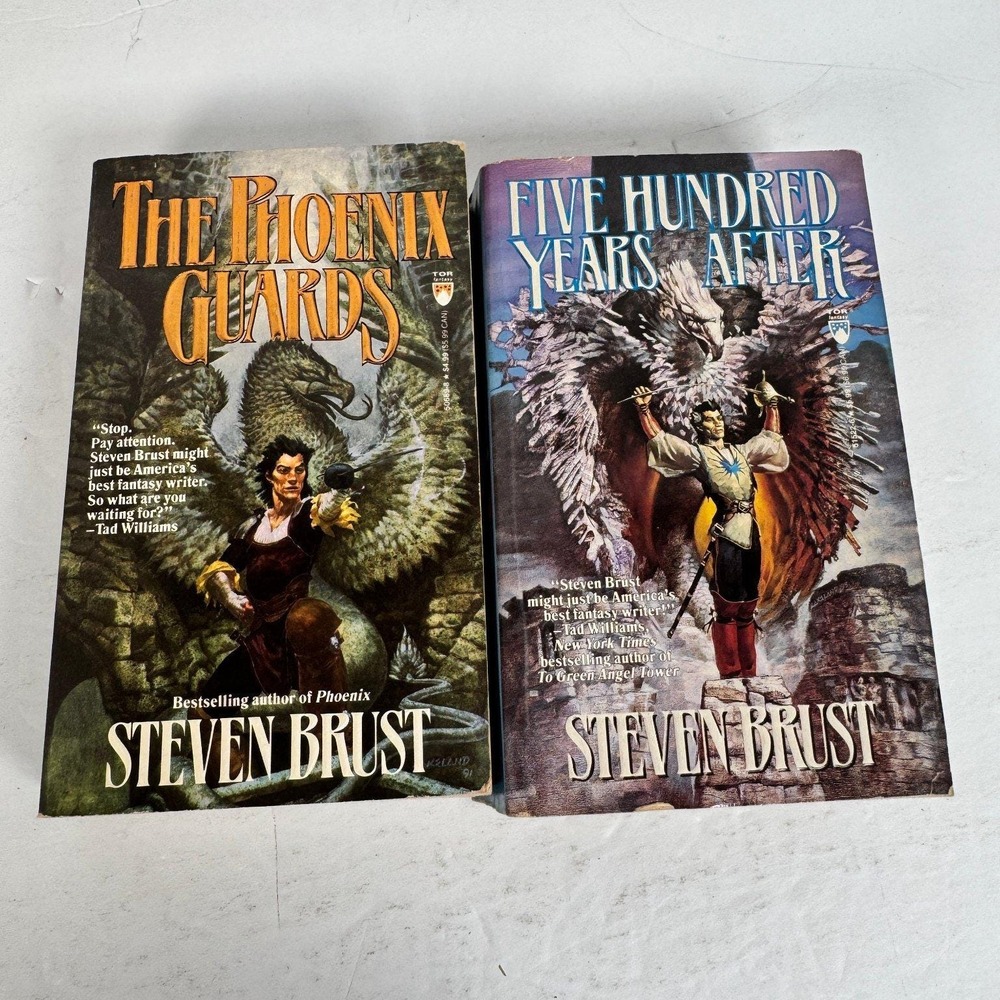 Phoenix Guards & Five Hundred Years After Steven Brust Fantasy Lot TOR